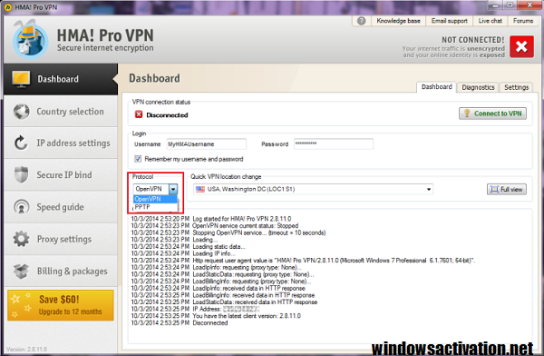 HMA Pro VPN Crack - windowsactivation.net