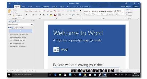 Microsoft Office 2016 Crack Windowsactivation.net
